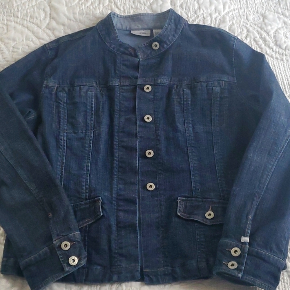 Chico's Denim Jacket Size 2 (12-14)